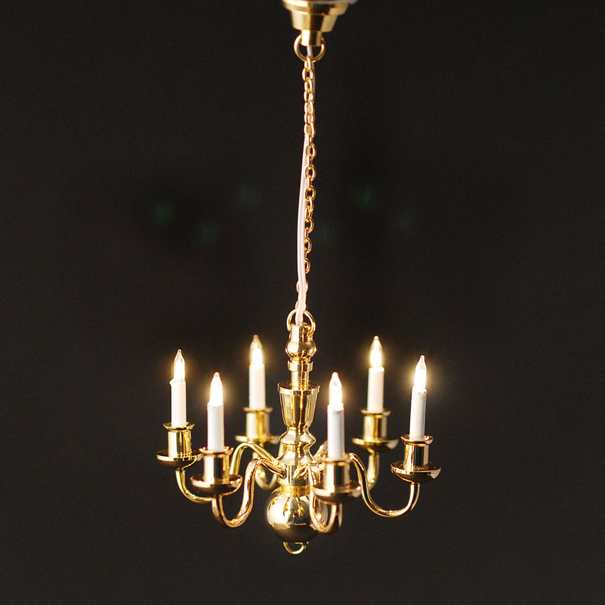 Dolls House Miniature Chandeliers Lights