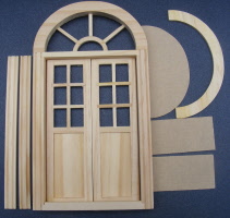 dolls-house-miniature door arched