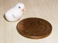 Dolls house miniature chick