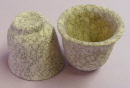 1 cracked effect large bell pot