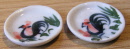 2 cockerel plates c15