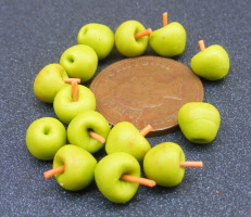a dolls house miniature 14 golden delicious