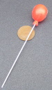 a dolls house miniature balloon red