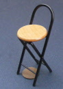 a dolls house miniature folding bar stool 1229