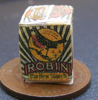 a dolls house miniature robin starch