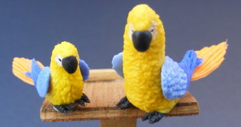 adult-and-baby-dolls-house-miniature-parrot-p13