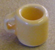 coffee mug yellow 1