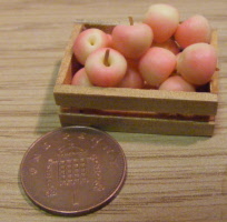 crate of pink lady apples