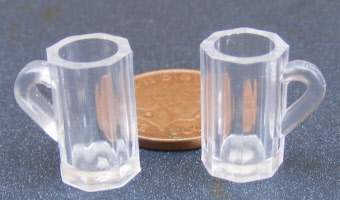 dolls house miniature a plastic tankard empty