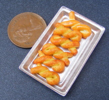 dolls house miniature brad twists l tray