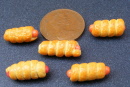 dolls house miniature sausage rolls loose