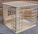 dolls-house-miniature 12 trellis garden