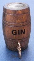 dolls-house-miniature barrel gin