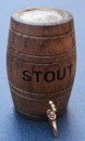 dolls-house-miniature barrel stout