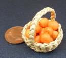 dolls-house-miniature basket of oranges
