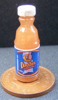 dolls-house-miniature bottle brown sauce d