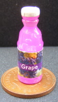 dolls-house-miniature bottle grape juice