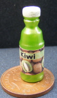 dolls-house-miniature bottle kiwi fruit drink