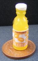 dolls-house-miniature bottle lemon juice