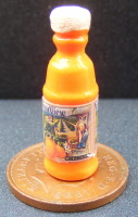 dolls-house-miniature bottle orange drink