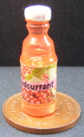 dolls-house-miniature bottle red current juice