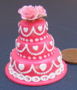 dolls-house-miniature cake wedding q