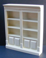 dolls-house-miniature cream double shelf 1136