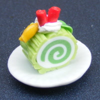 dolls-house-miniature d26 kiwi roulade