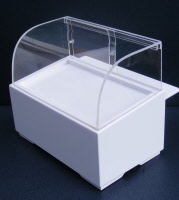 dolls-house-miniature deli display curved top