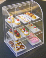 dolls-house-miniature display cabinet-ful