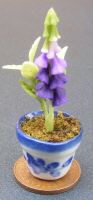 dolls-house-miniature flowers foxglove p mauve