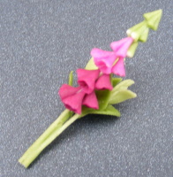dolls-house-miniature flowers foxglove s purple