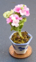 dolls-house-miniature flowers hydrangea p pink