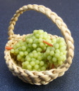 dolls-house-miniature fruit grapes green p2