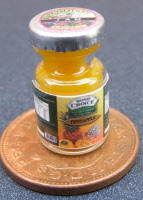 dolls-house-miniature jam pineapple