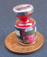 dolls-house-miniature jam red currant
