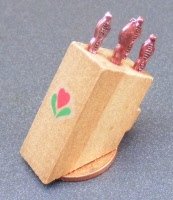 dolls-house-miniature knife holder