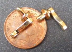 dolls-house-miniature lever door handles hw18