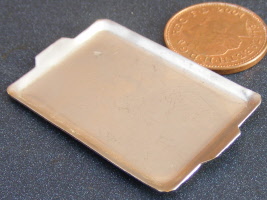 dolls-house-miniature metal baking tray