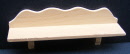 dolls-house-miniature natural finish shelf 256