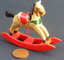 dolls-house-miniature new-rocking-horse