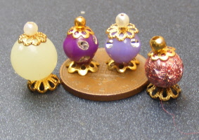 dolls-house-miniature perfume bottles