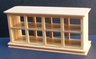 dolls-house-miniature pine shop counter 134p