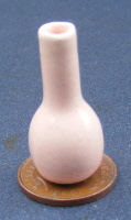 dolls-house-miniature pink vase lb6