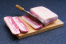dolls-house-miniature slicing pork