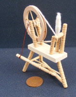 dolls-house-miniature spinning wheel