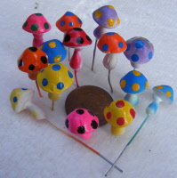 dolls-house-miniature spotted-toadstool