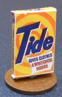 dolls-house-miniature washing powder - tide