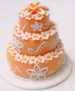 dolls-house-miniature wedding cake j