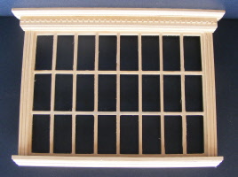 dolls-house-miniature window frame 24 georgian